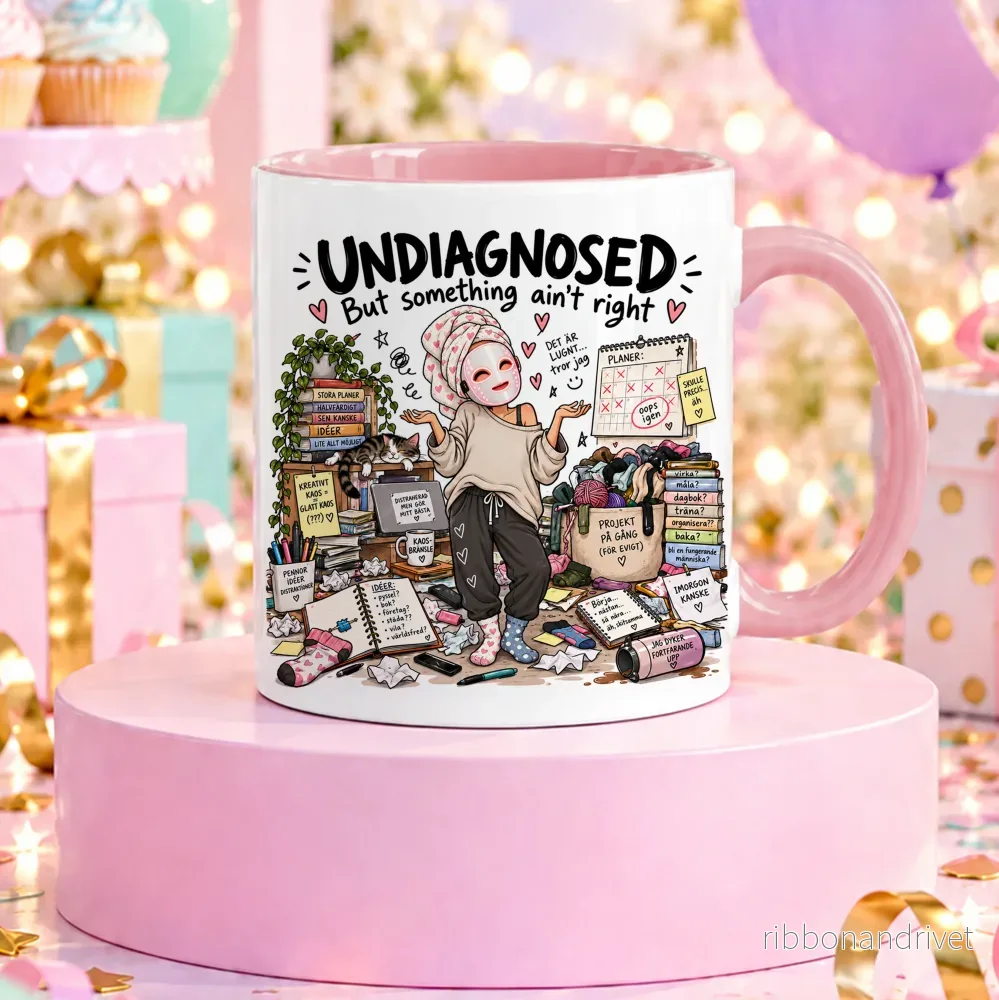 UNDIAGNOSED But something ain't right | Rolig mugg - Bild 2