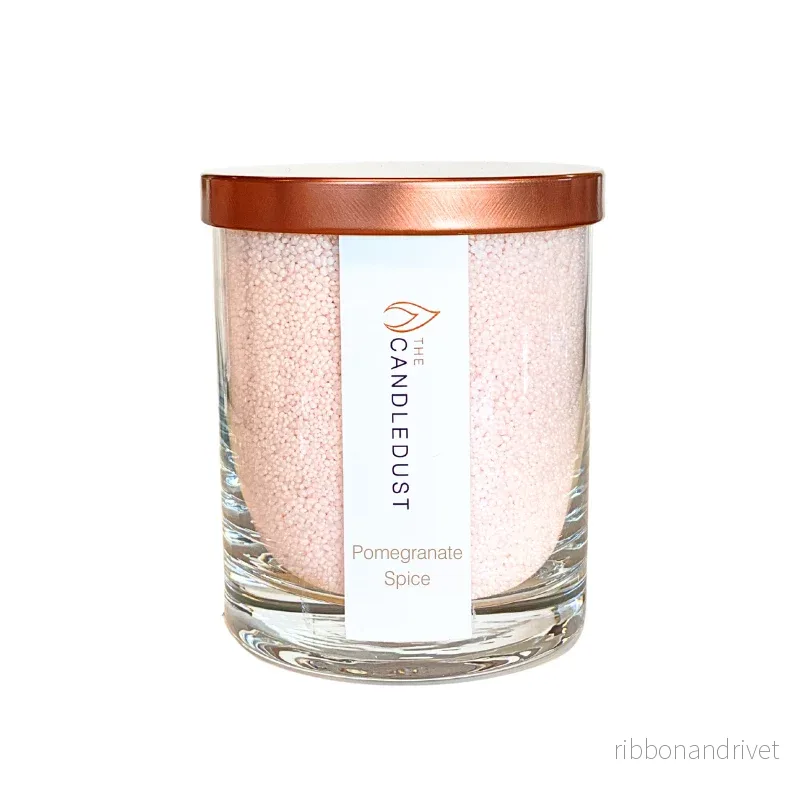 Pulverljus i glas - Pomegranate Spice 160g brinntid ca 30 timmar - Bild 3