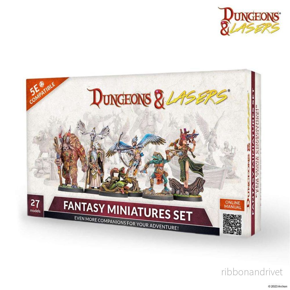 Dungeons & Lasers – Fantasy Miniatures Set – EN Dungeons & Lasers – Fantasy Miniatures Set – EN