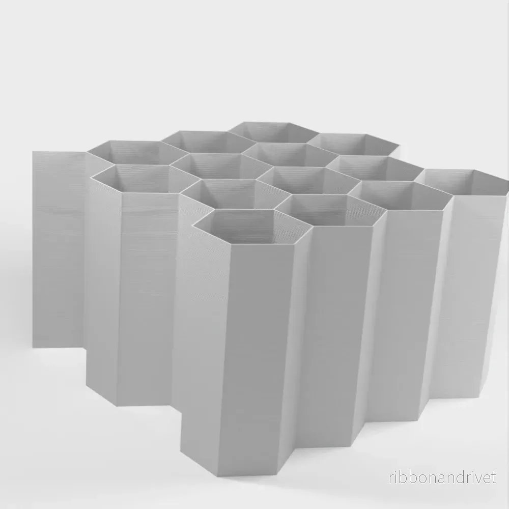 Hex Cable Organizer för kablar och trådhyllor - Bild 3