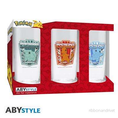 Pokémon - 3 Glas Set