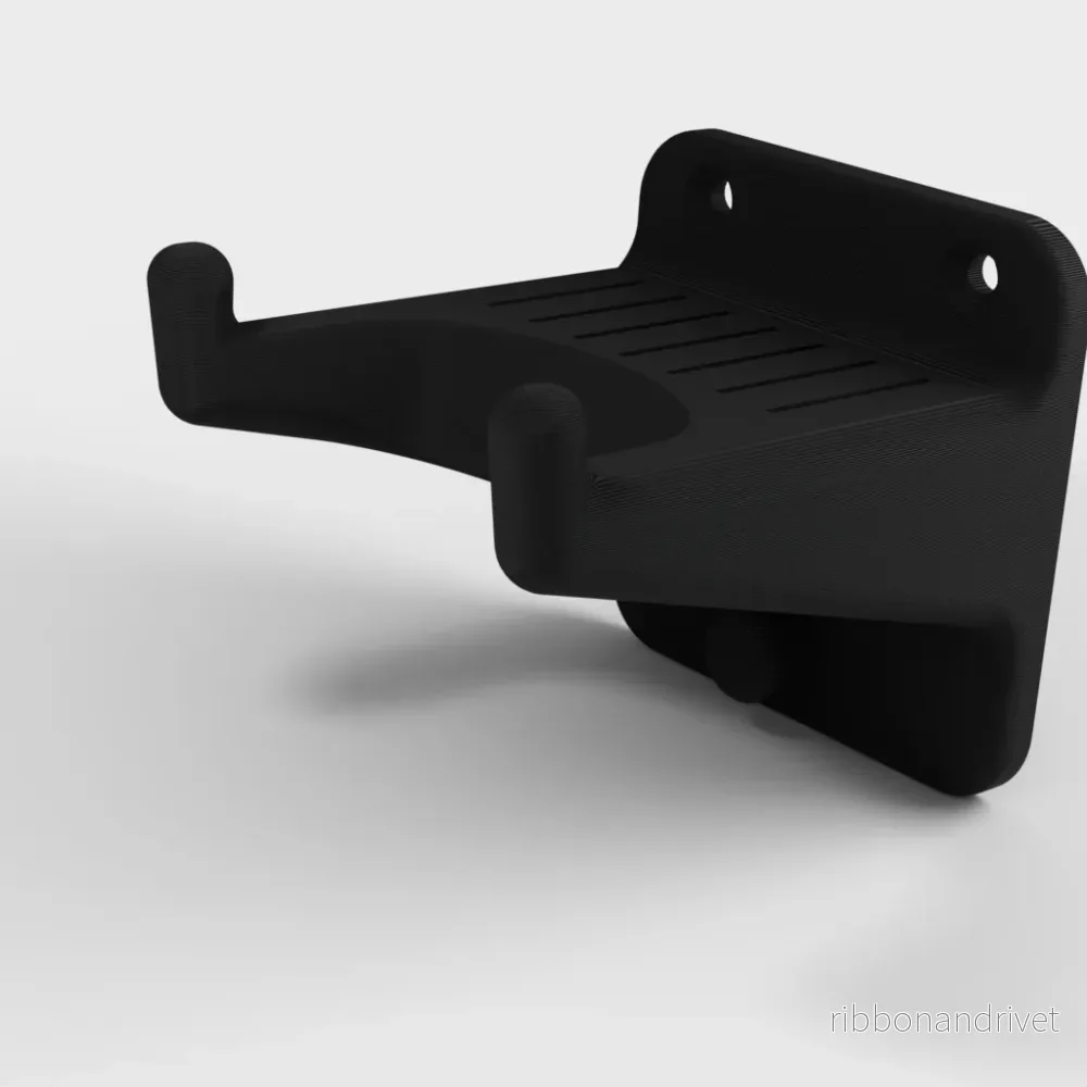 Gitarr Väggfäste med plats för hack och rem Gitarr Väggfäste med plats för hack och rem