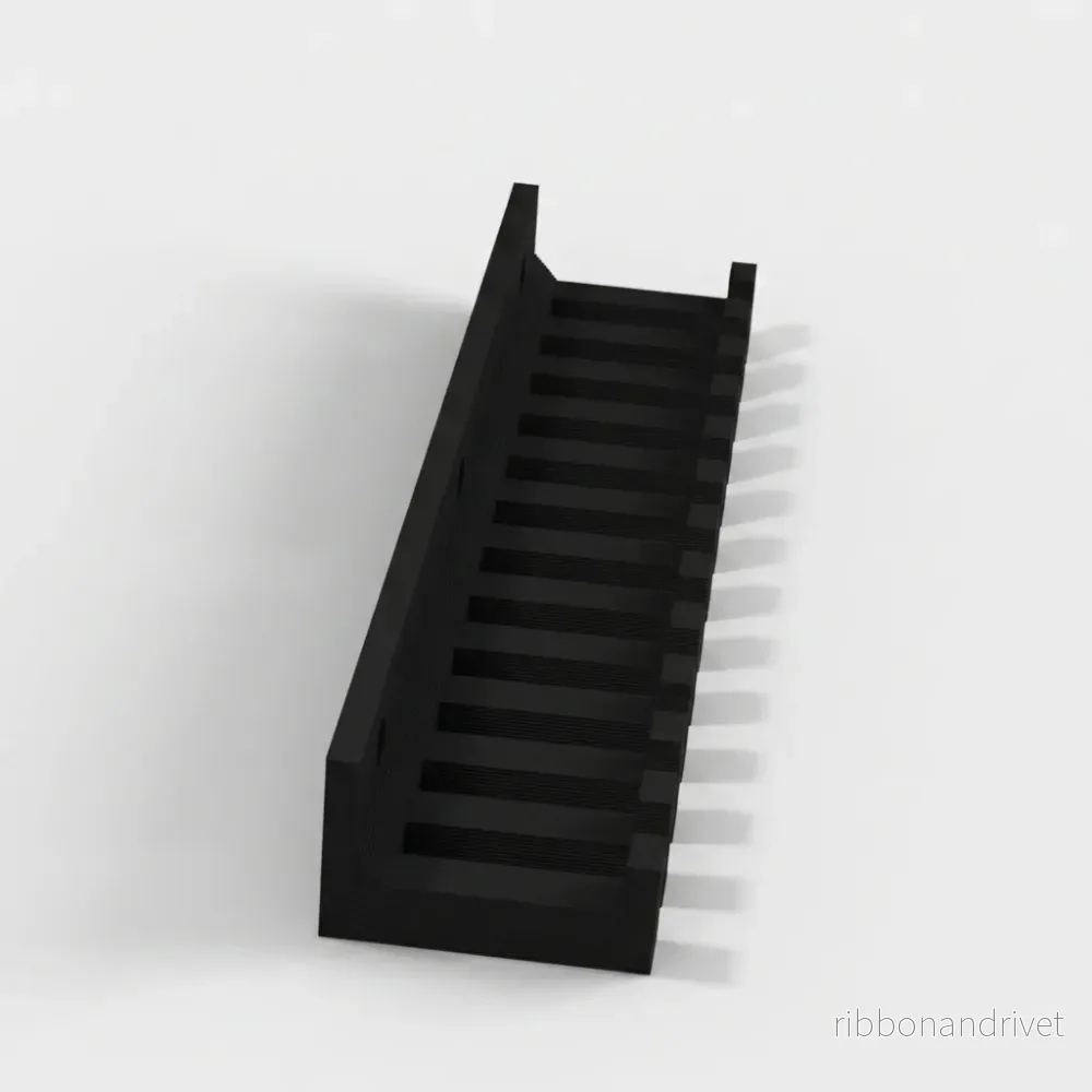 12-facks kabelhantering med förstärkt design - Bild 2