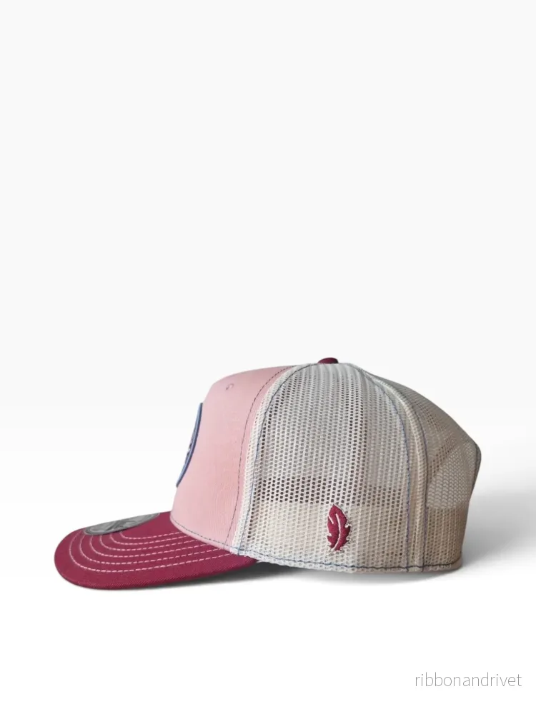 Gåshud Goosebumps A-Frame Truckerkeps – Dusty Pink - Bild 3