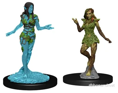 Pathfinder Battles Deepcuts Nymph & Dryad - Miniature Set