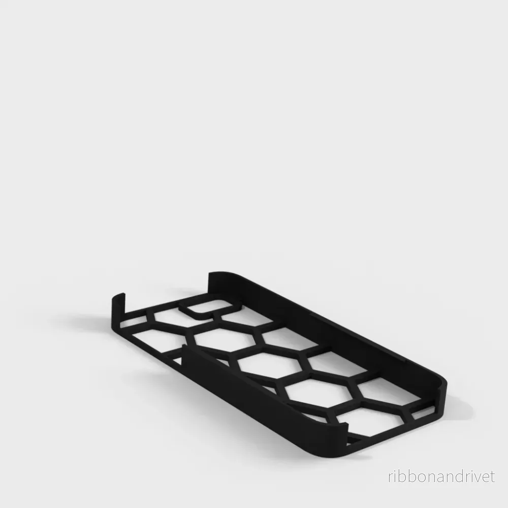 Hexagon-skal till iPhone 5/5s - Snyggt skydd som lyser i mörkret