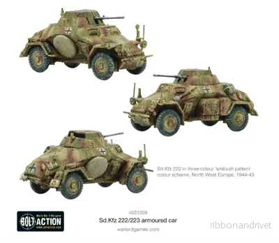 Bolt Action - Sd.Kfz 222/223 Pansarbil