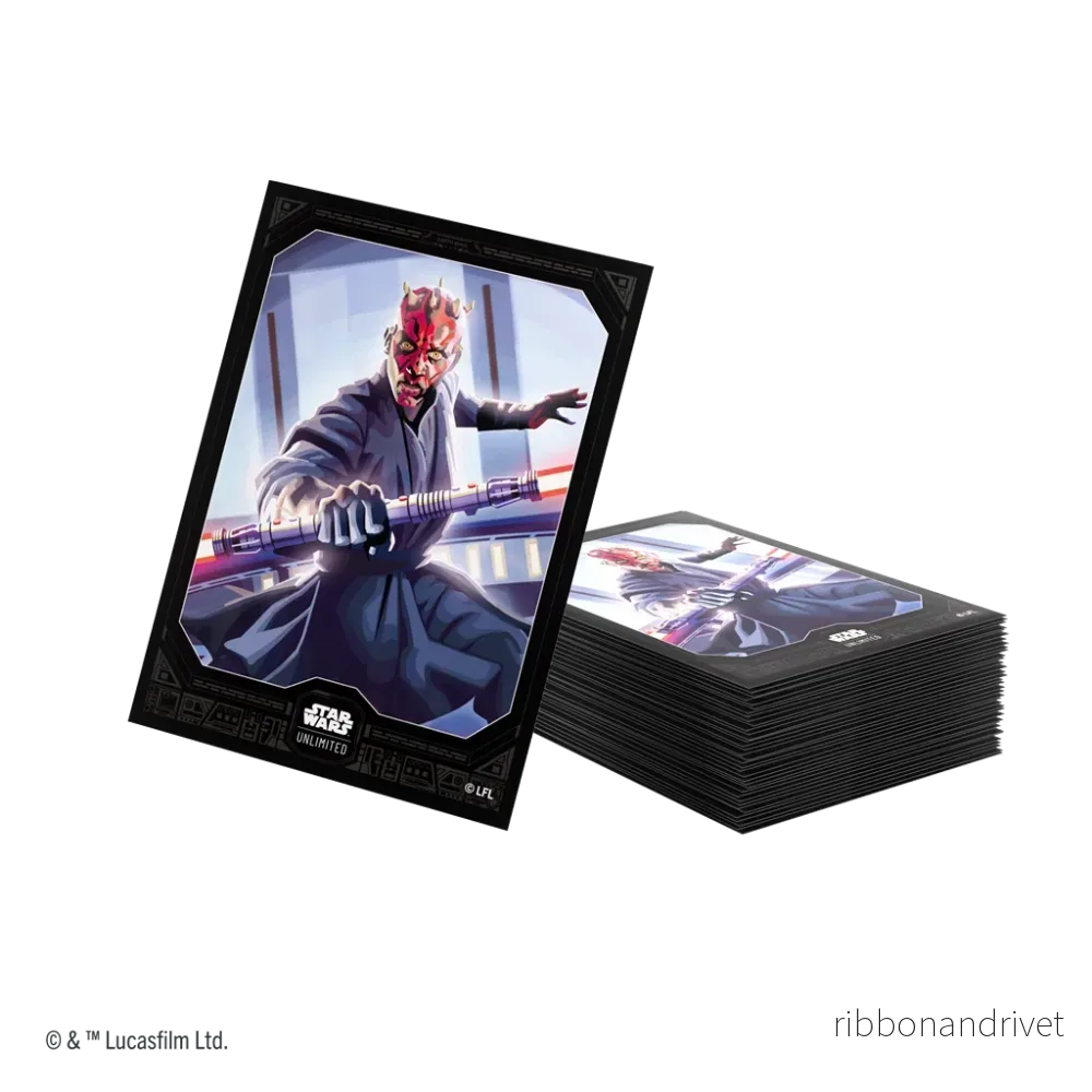 Gamegenic – Star Wars: Unlimited Premium Art Sleeves – Darth Maul