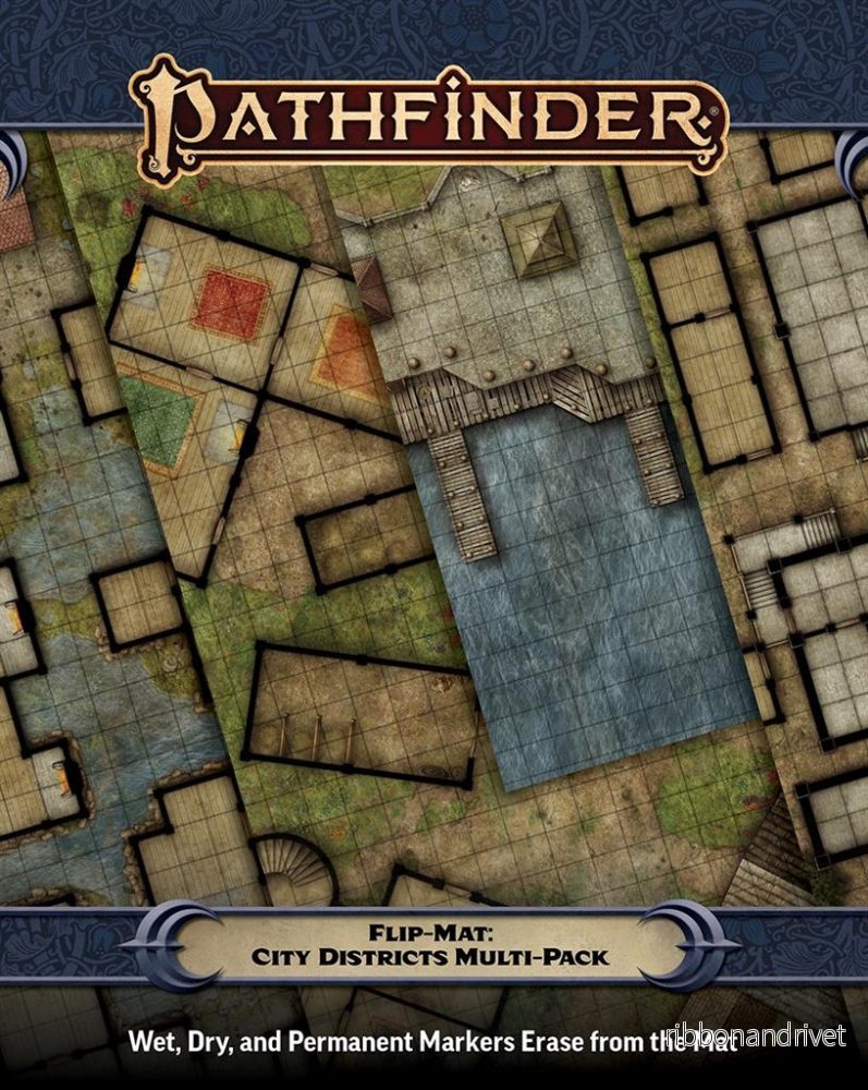 Pathfinder Flip-Mat: City Districts Multi-Pack