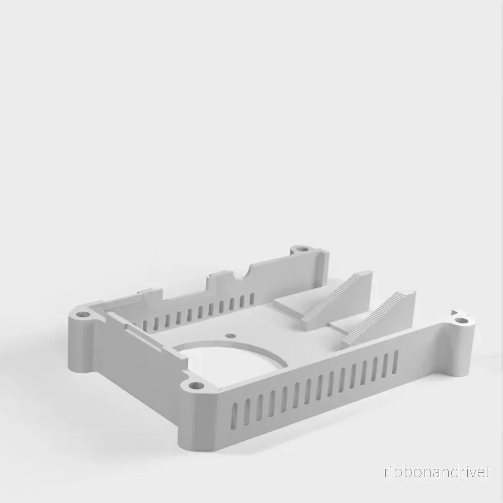 Raspberry Pi 3B fodral med 40 mm fläkt för Kintaro kylfläns