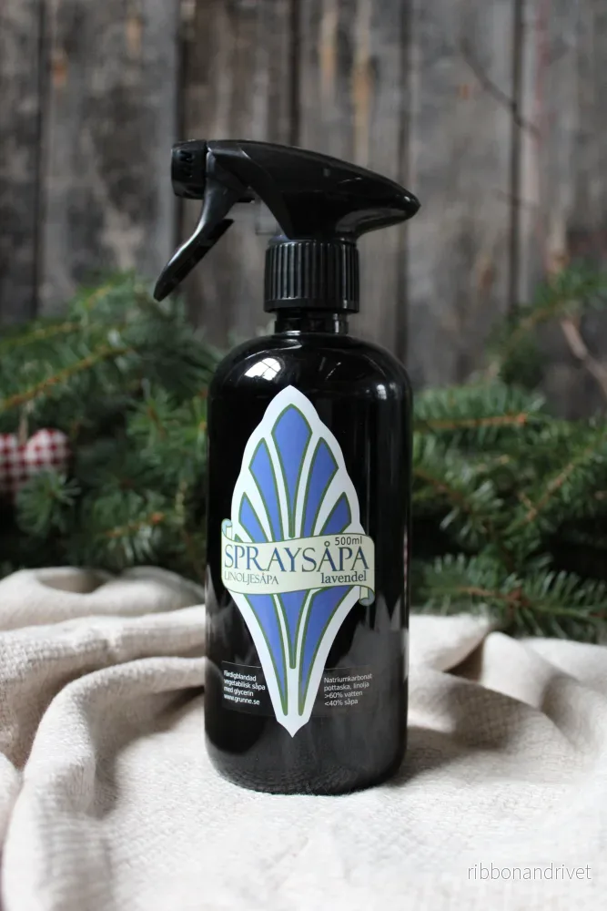 Grunne Linoljesåpa Spray lavendel