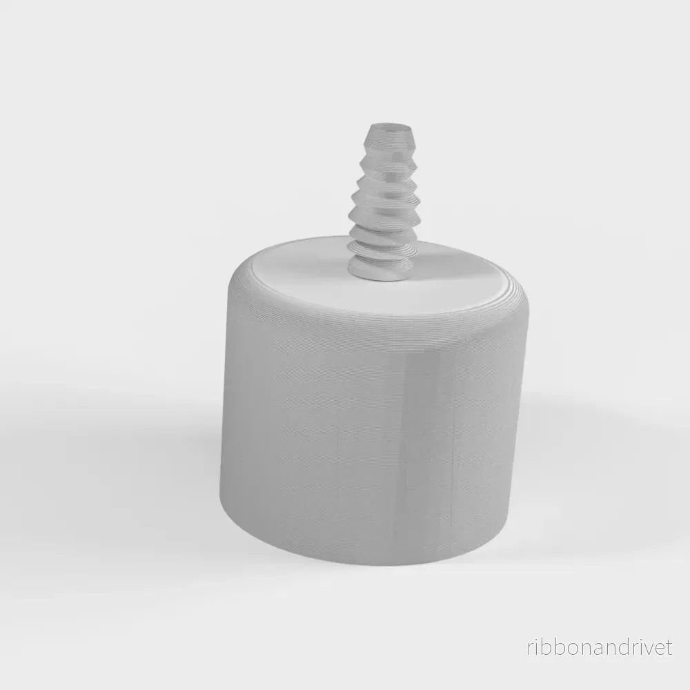 2" PVC-rörändplatta med 10 mm silikonslangadapter - Bild 3