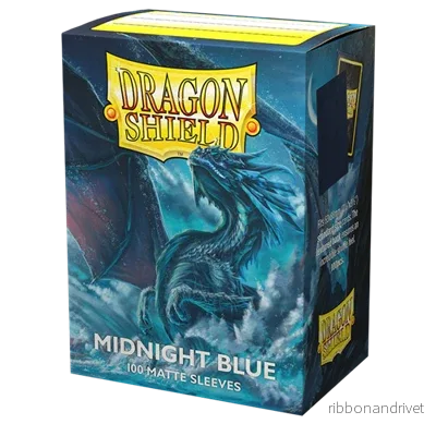 Dragon Shield Standard Matte Sleeves – Midnight Blue (100 Sleeves) Dragon Shield Standard Matte Sleeves – Midnight Blue (100 Sleeves)