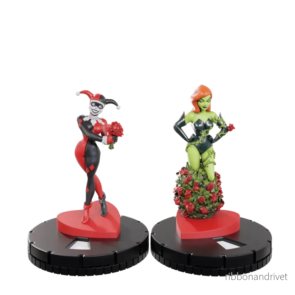 DC HeroClix Iconix: Harley Quinn Roses for Red Figurset DC HeroClix Iconix: Harley Quinn Roses for Red Figurset