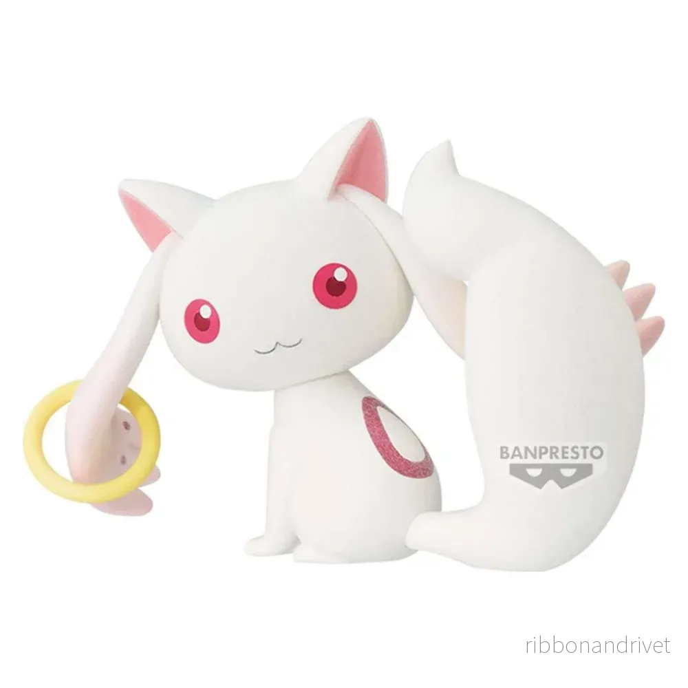 Puella Magi Madoka Magica: The Movie Rebellion – Banpresto Fluffy Puffy-figur – Kyubey