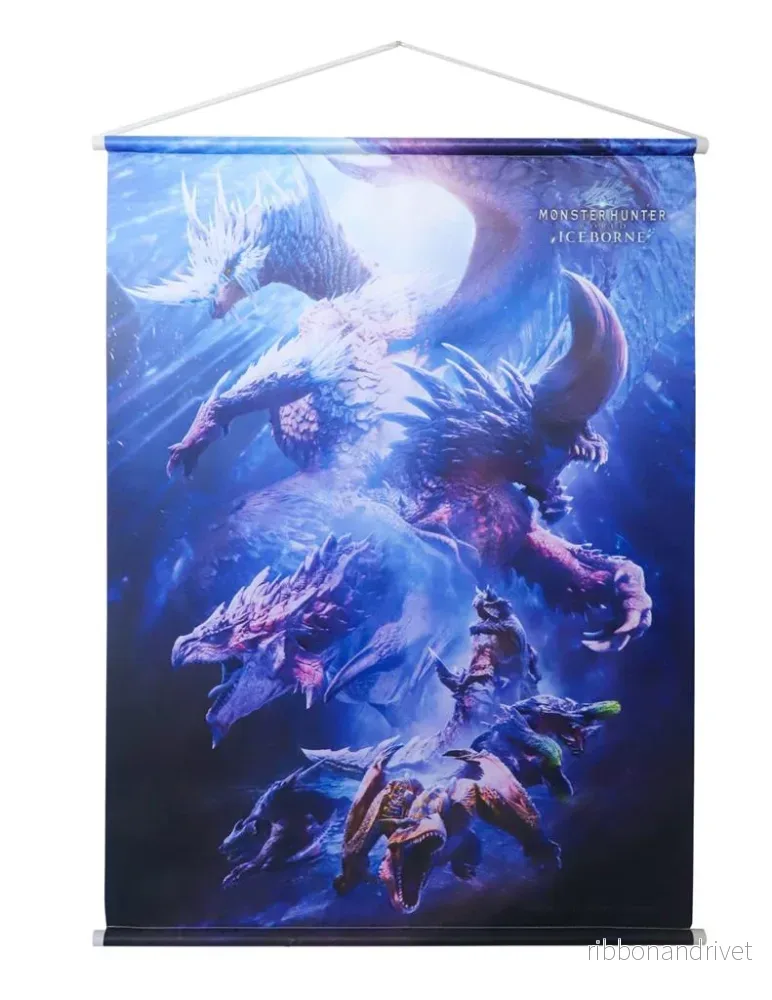 Monster Hunter Väggscroll - Monstergrupp