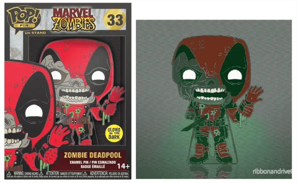 Funko POP Pin: Marvel - Zombie Deadpool