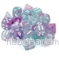 Chessex Tens d10 Set – Nebula TM Wisteria/White Chessex Tens d10 Set – Nebula TM Wisteria/White