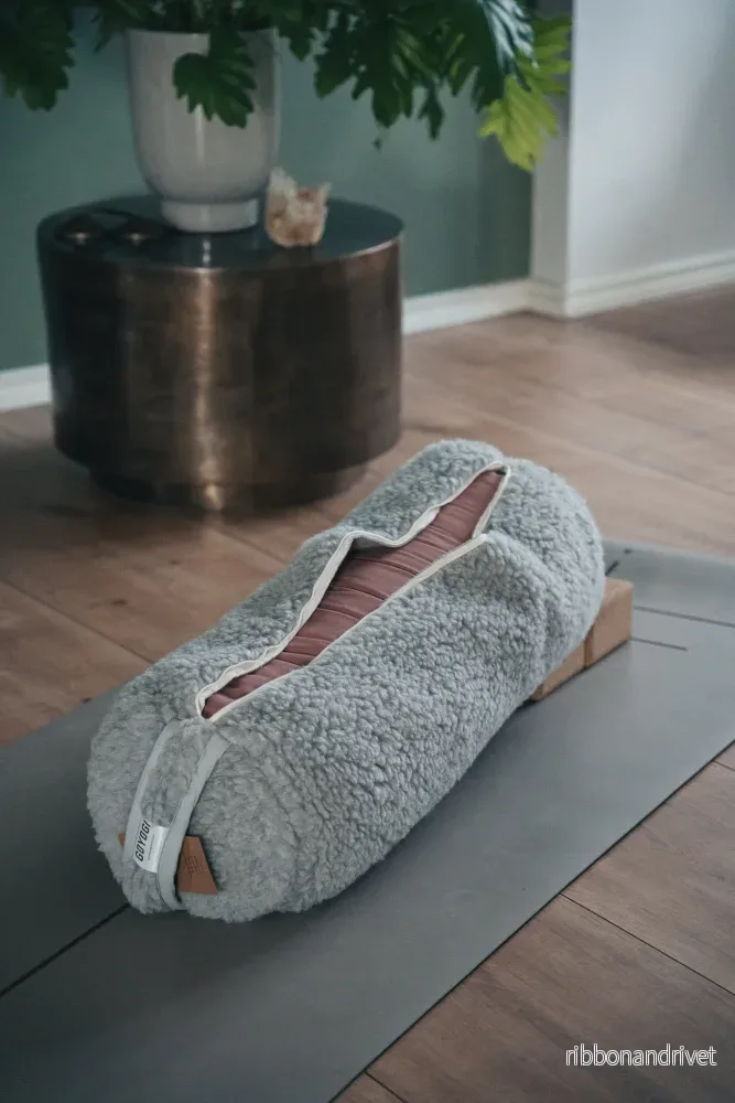 Release Wool Cover for Yoga Bolster - Light Grey - Bild 2