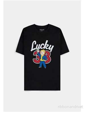 Fallout – Lucky 38 Cocktail Herr T-shirt med kort ärm Fallout – Lucky 38 Cocktail Herr T-shirt med kort ärm
