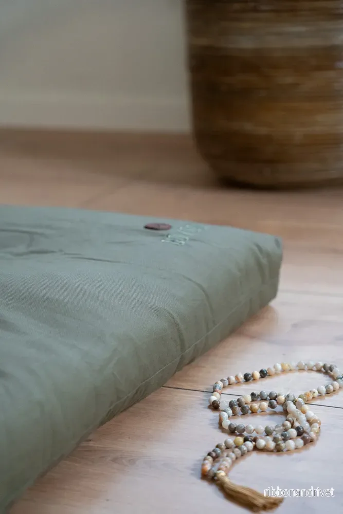 Calm Zabuton – Dark Olive Calm Zabuton – Dark Olive