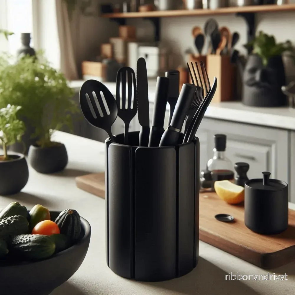 Praktisk köksredskapshållare i modern design