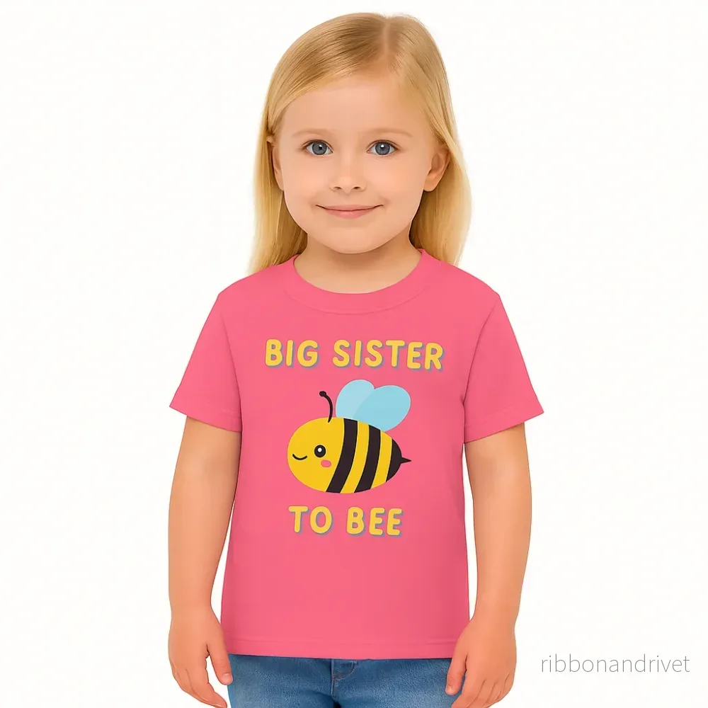 Big Sister T-shirt - Big Sister to Bee