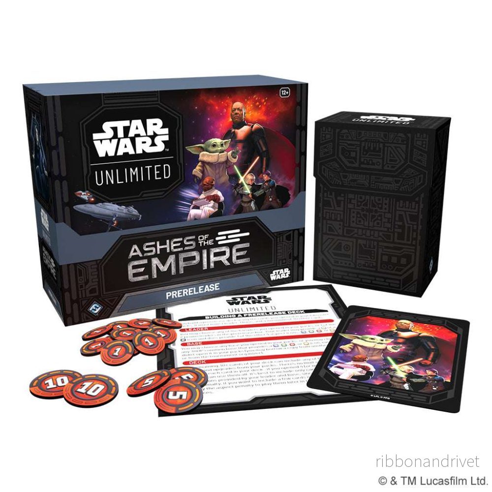 FFG – Star Wars: Unlimited – Ashes of the Empire Prerelease Box FFG – Star Wars: Unlimited – Ashes of the Empire Prerelease Box