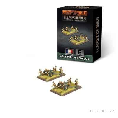 Flames of War - APX 47 mm modèle 1937 Anti-tankpluton (2 kanoner) - Bild 2