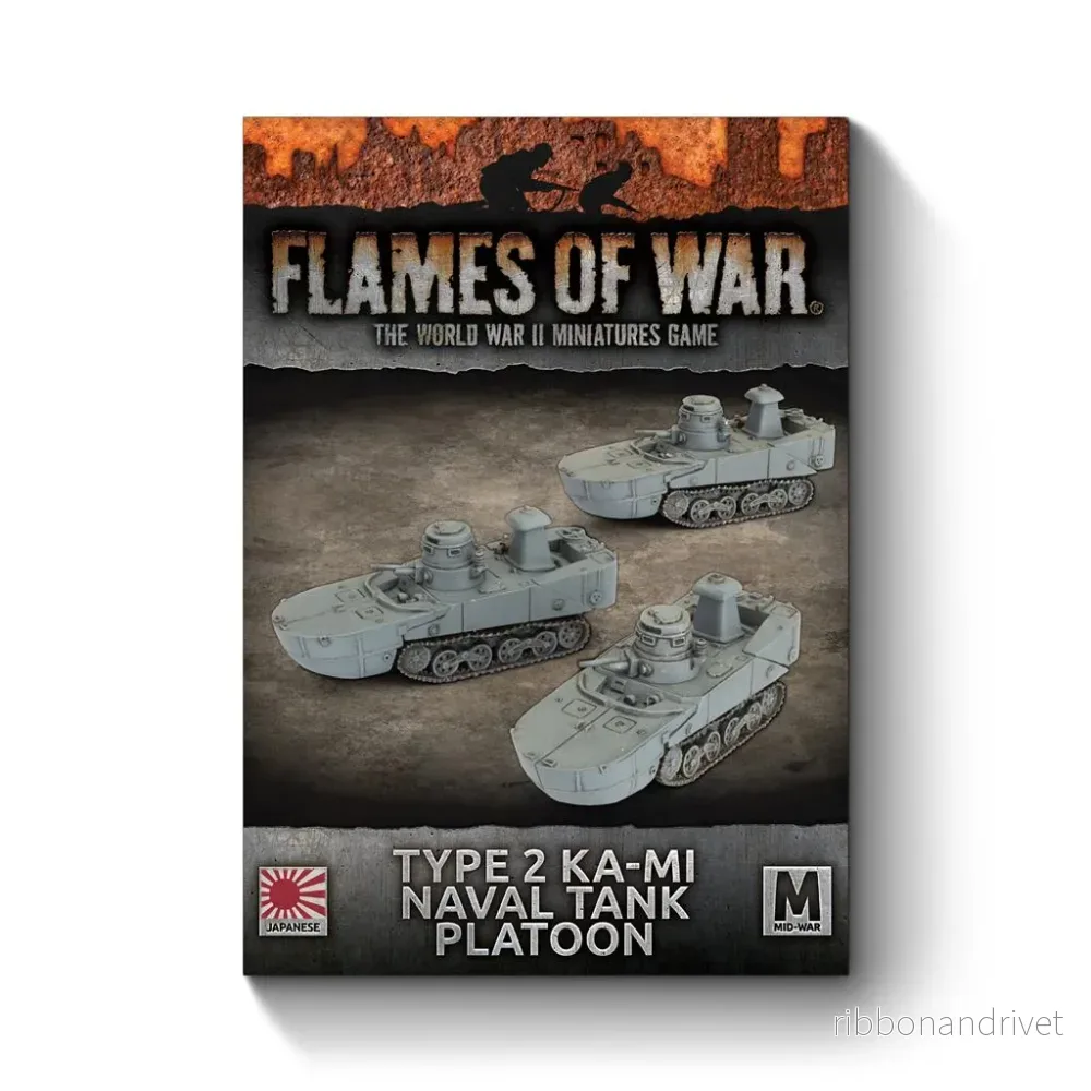 Type 2 Ka-Mi Naval Tank Platoon (x3) Type 2 Ka-Mi Naval Tank Platoon (x3)