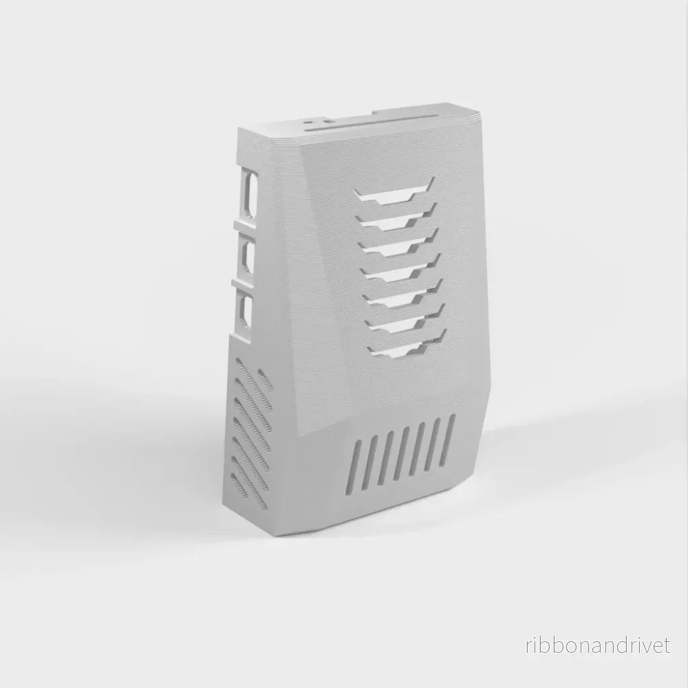 Raspberry Pi 5 fodral med ventilation och plats för originaltillbehör - Bild 2