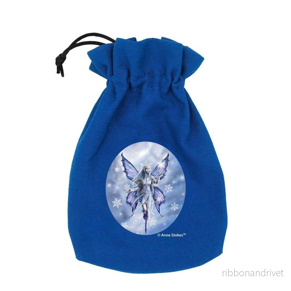 Anne Stokes Dice Pouch: Snow Fairy Anne Stokes Dice Pouch: Snow Fairy