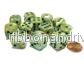 Chessex 16mm d6 Dice Block (12 Dice) - Marble Green with Dark Green - Bild 2