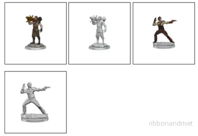 D&D Nolzur's Marvelous Miniatures: Human Artificer & Human Apprentice