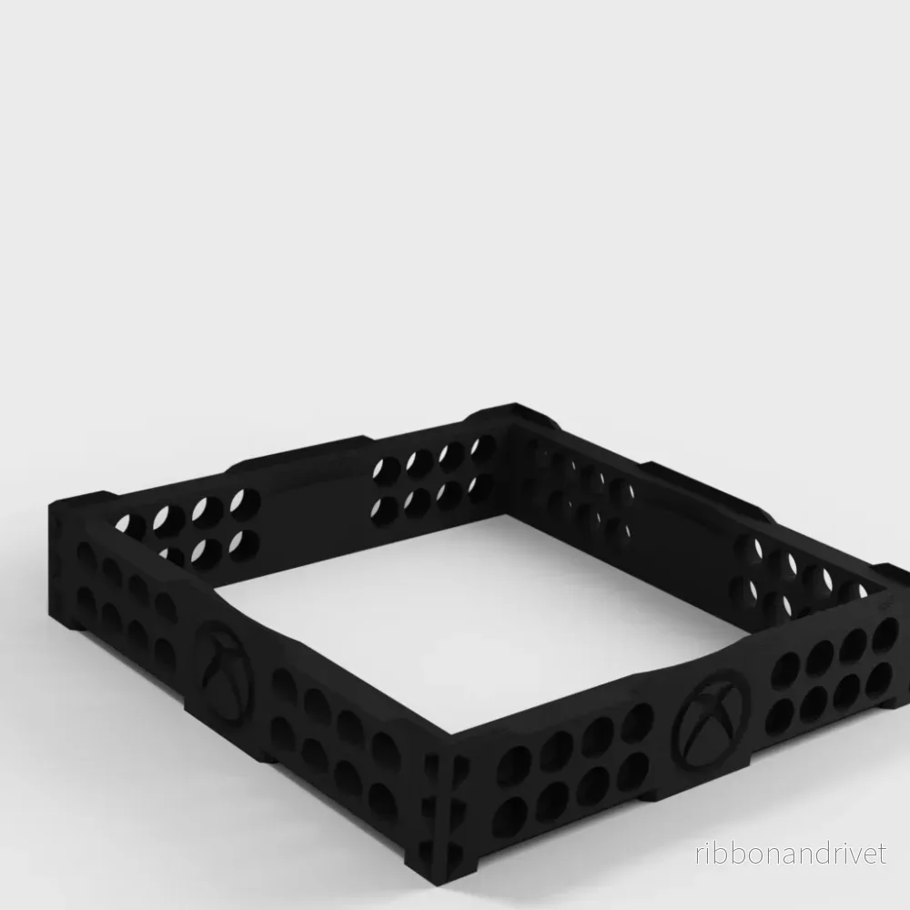 Vertikalt stativ för Xbox Series X – Platsbesparande design med optimalt luftflöde