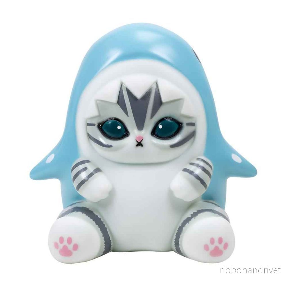 Mofusand – Moodlight USB med hajkatt i kawaii-design Mofusand – Moodlight USB med hajkatt i kawaii-design