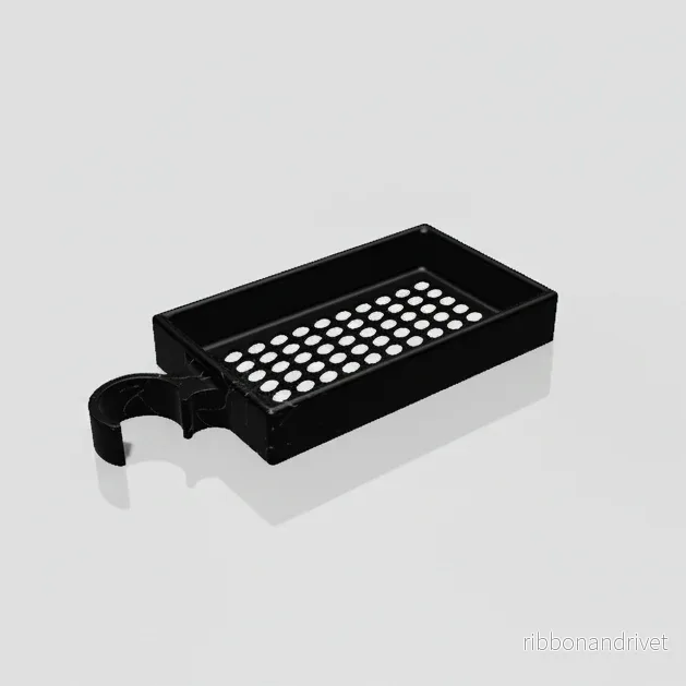 Minimalistisk tvålhållare för 25 mm duschstång - Bild 3