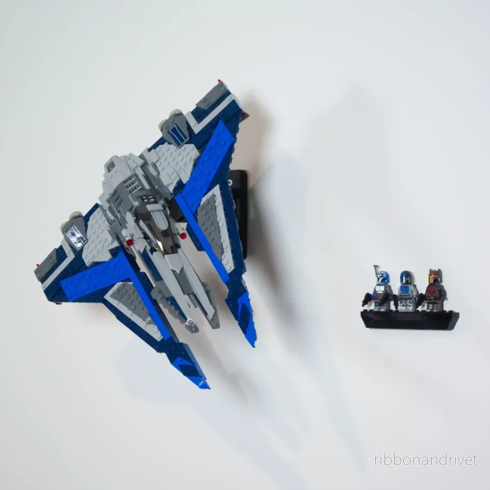 Justerbart väggfäste för Mandalorian Starfighter 75316 - Bild 3
