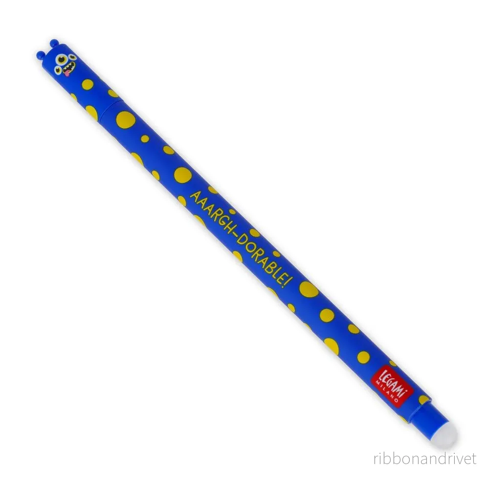 Legami raderbar gelpenna – Monster (Blått bläck)