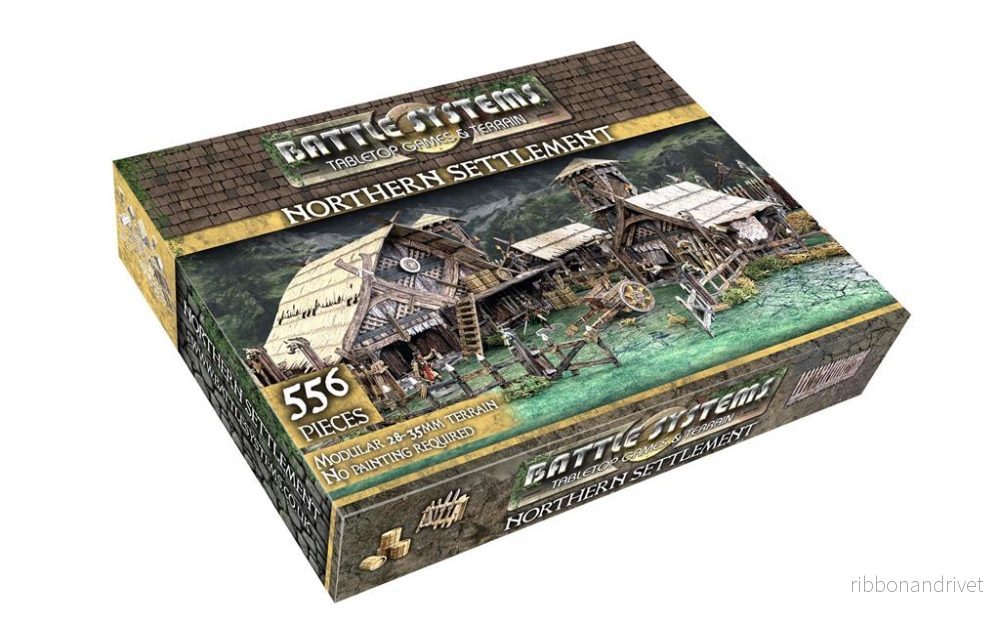 Battle Systems: Northern Settlement - Terrängset för Spel