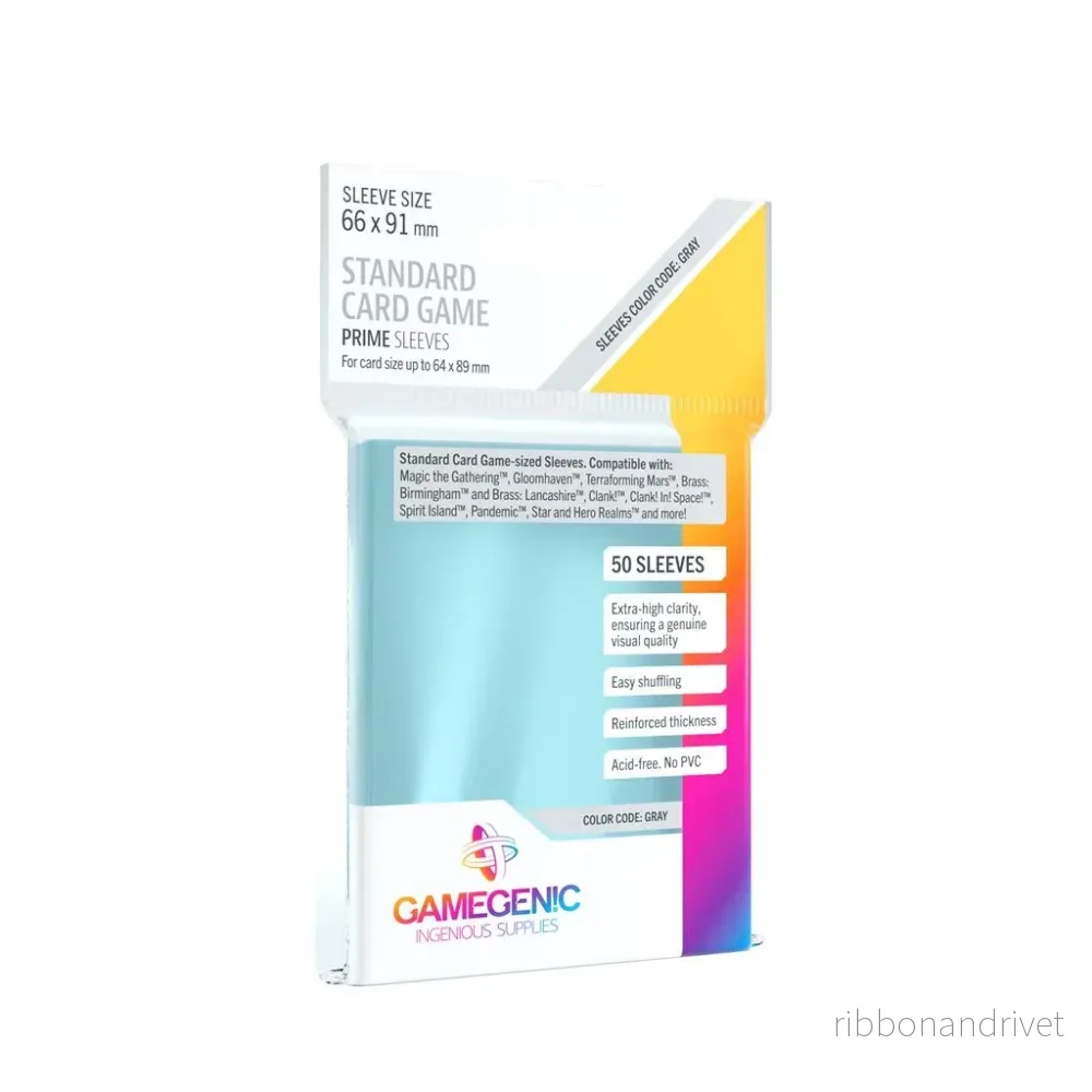 Gamegenic – PRIME Standard Card Game Sleeves 66 x 91 mm – Klara (50 Sleeves) Gamegenic – PRIME Standard Card Game Sleeves 66 x 91 mm – Klara (50 Sleeves)