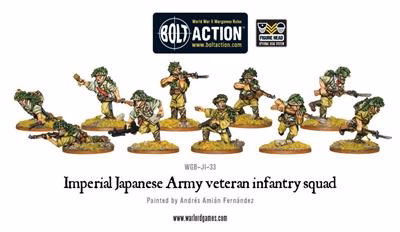 Bolt Action - Imperial Japanese Army Veteran Infanteri Squad - Bild 2