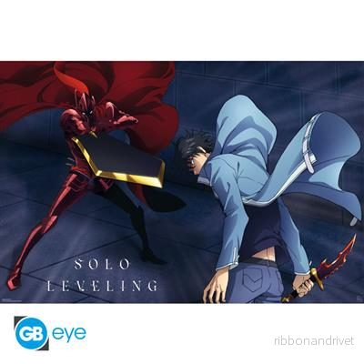 SOLO LEVELING – Poster Maxi 91.5×61 – Jinwoo vs Igris SOLO LEVELING – Poster Maxi 91.5×61 – Jinwoo vs Igris