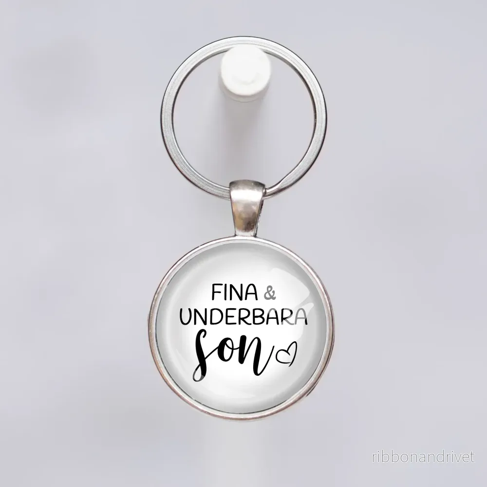 Underbara son | Nyckelring Underbara son | Nyckelring