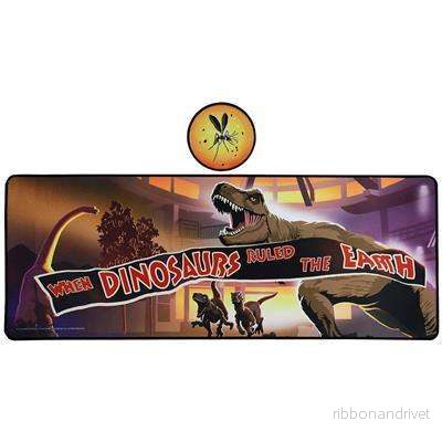 Jurassic Park XL Skrivbordsdyna och Glasunderlägg Set - Bild 2