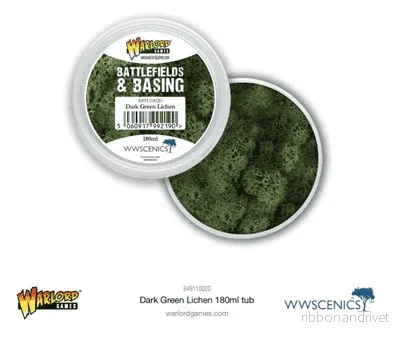 Battlefields & Basing: Mörkgrön Lichen (180ml)