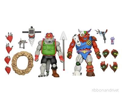 Teenage Mutant Ninja Turtles Actionfigur – Dirtbag och Groundchuck 7” - Bild 2