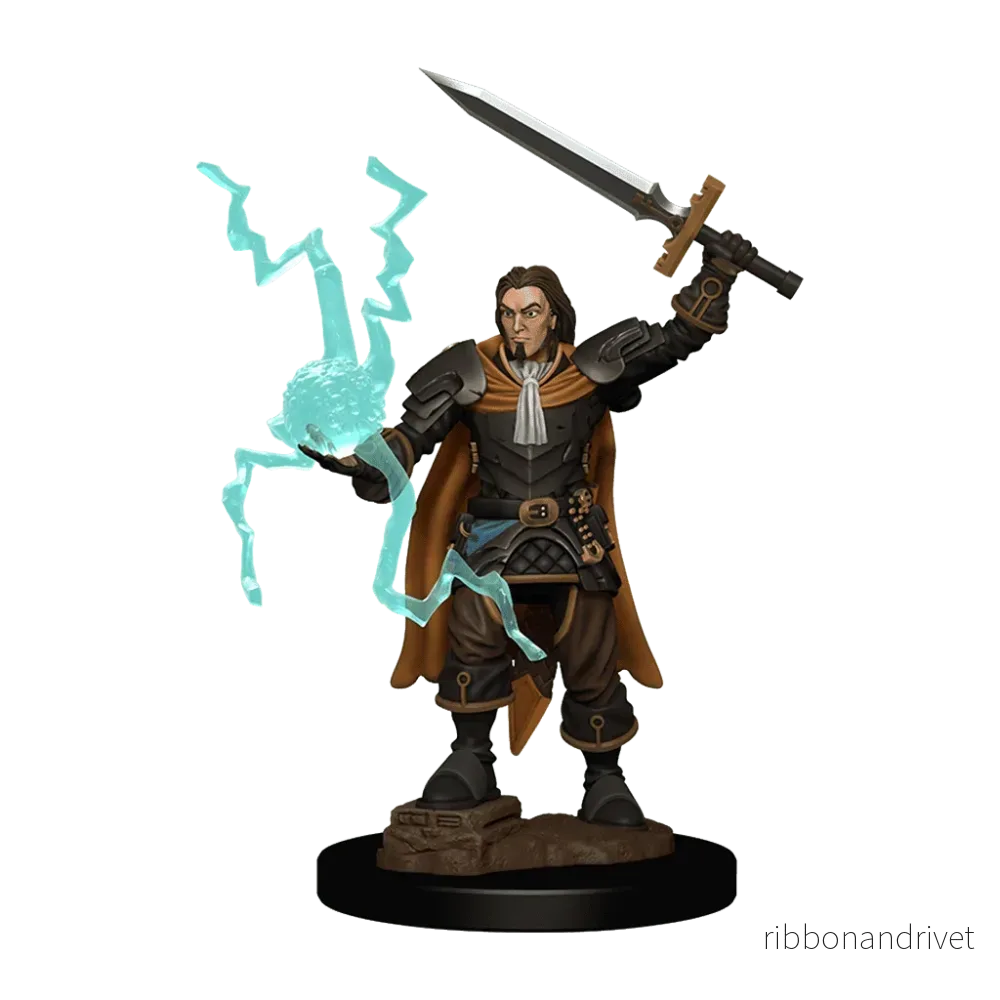Pathfinder Battles: Premium Målade Figur - Manlig Präst