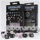 Crosshairs Compact D6: Black & Pearl - 20 Dice Set - Bild 3