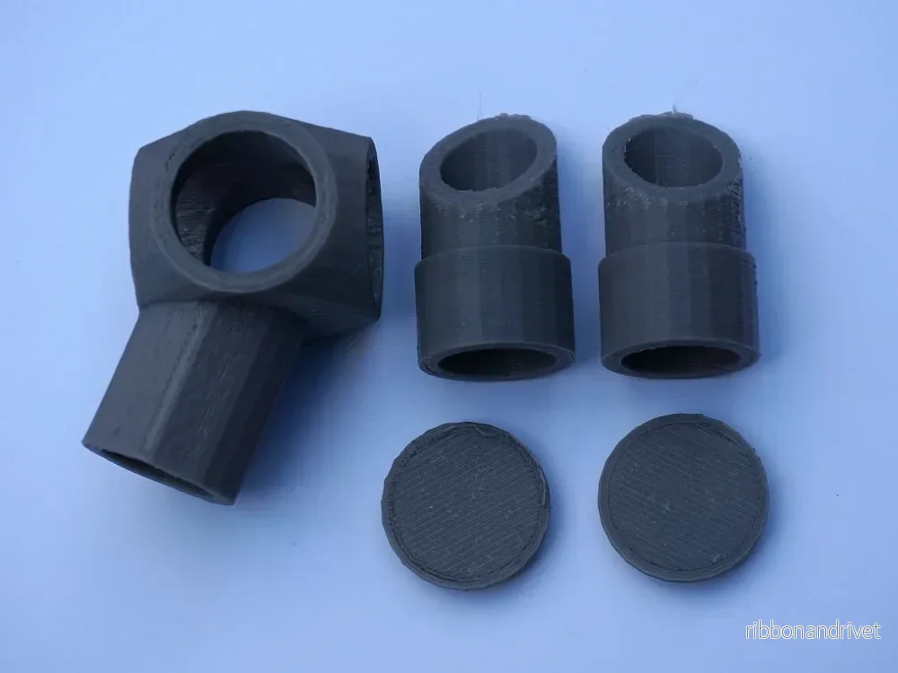 Omkonfigurerbara 22,5° och 45° 3-vägs PVC-böjar för 1/2" rör